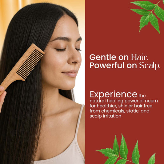 Sherrin's Organic Tail Wooden Comb